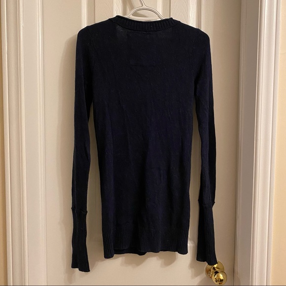 Hollister - Navy Button-up Cardigan - Picture 6 of 7